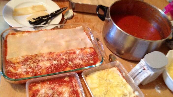 My nonna's lasagne is a labour of love